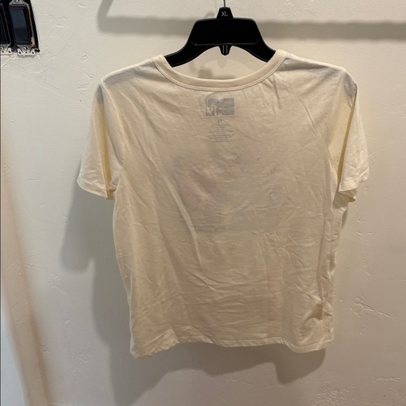 MTV Cream Logo Tee - Picture 2 of 3